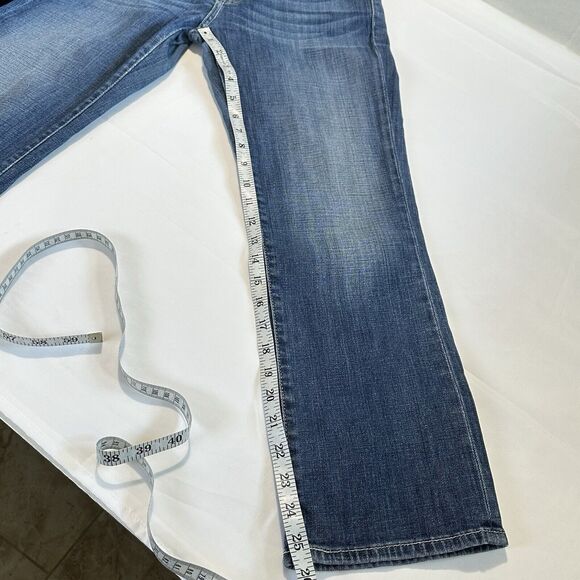 Big Star Jeans Womens 29 Blue Denim Rikki Low Rise Stretch Straight Faded - Picture 9 of 15